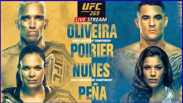 ufc 269 live stream